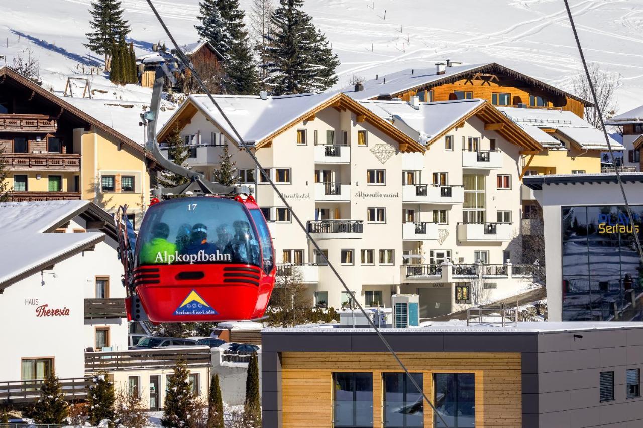 Aparthotel Alpendiamant Serfaus Wachter Gmbh Exteriör bild
